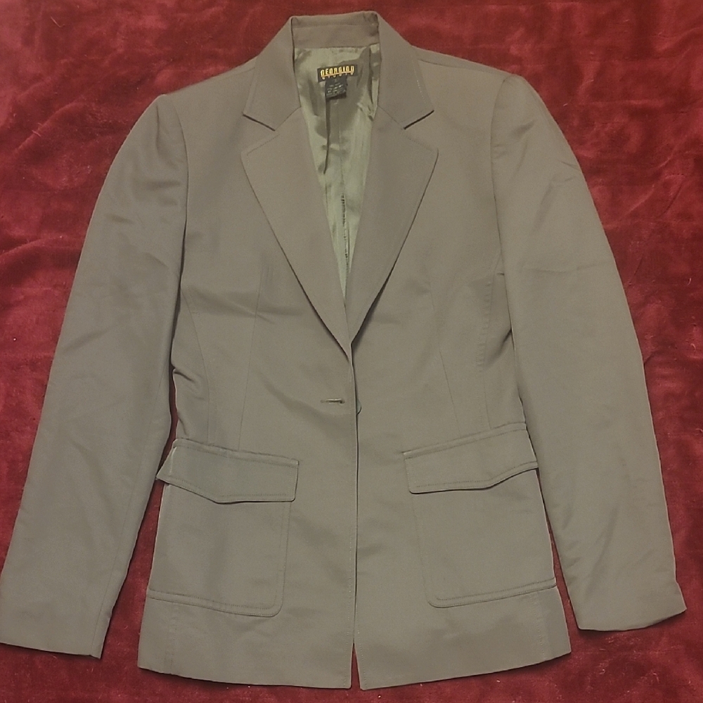 Saks Fifth Avenue Women's Classic Gray Blazer